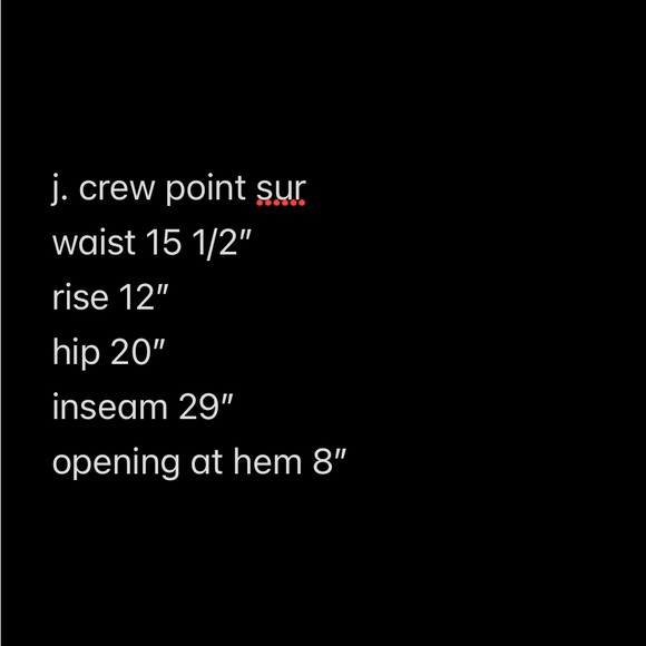j. crew point sur straight leg jeans - Picture 8 of 8